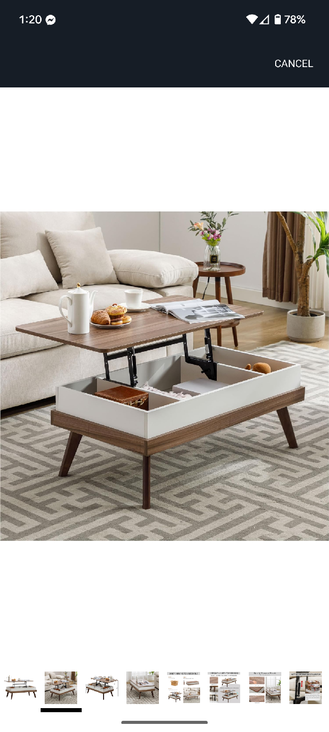 Lift-Top Coffee Table w/ Storage