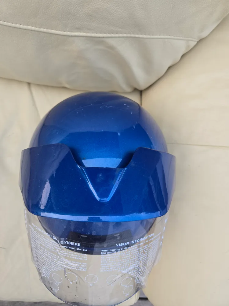 Blue Motorcycle Helmet - Size L image indicator(2)