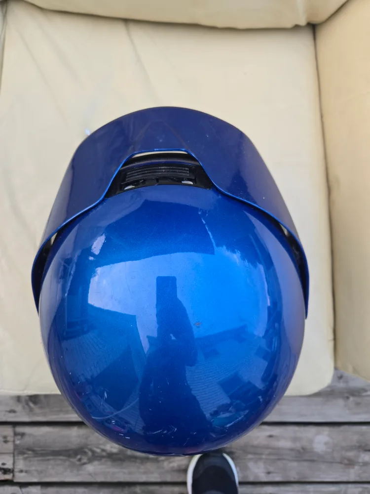 Blue Motorcycle Helmet - Size L image indicator(5)