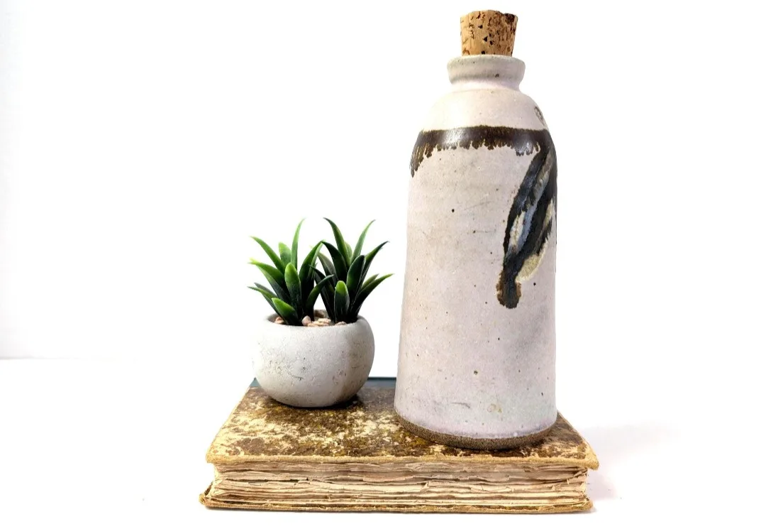 Pottery Cruet Bottle ~ Jar ~ Canister image indicator(8)