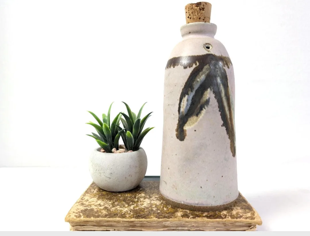 Pottery Cruet Bottle ~ Jar ~ Canister image indicator(9)