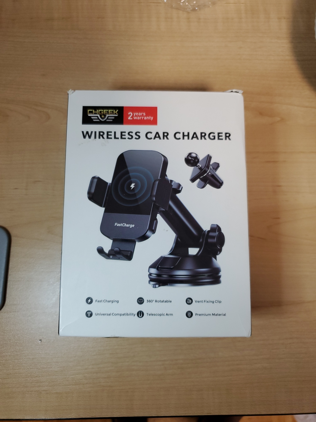 CHGEEK Wireless Car Charger - Fast Charging - photo 2