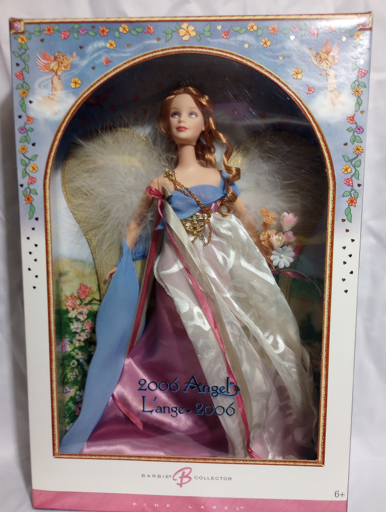 Barbie 2006 Angel Doll Pink Label