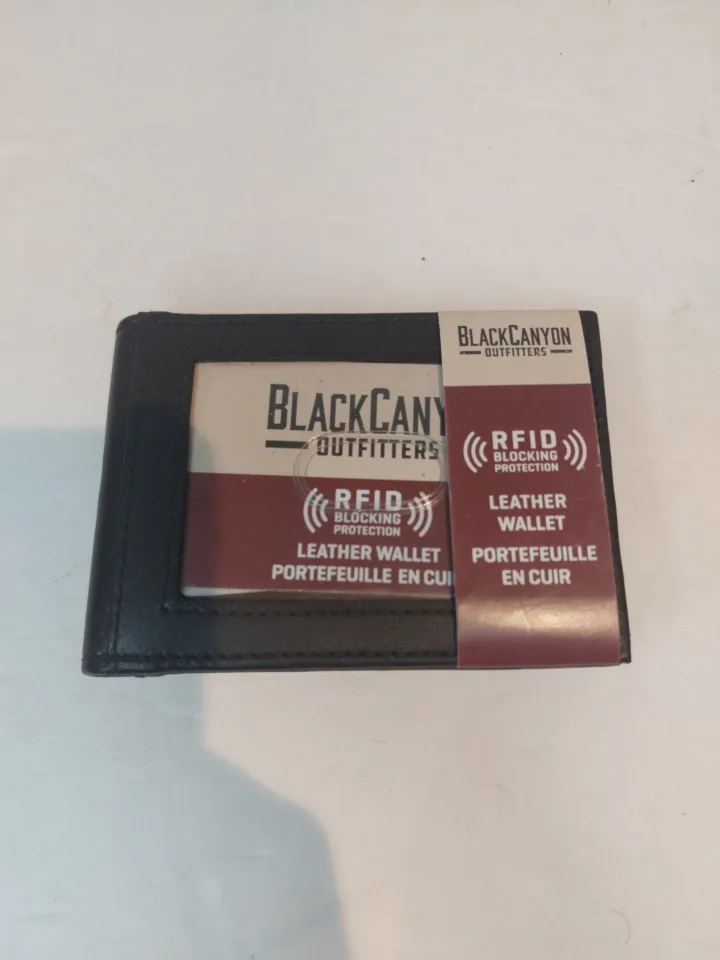 Black Canyon Outfitters RFID Leather Wallet - New thumbnail