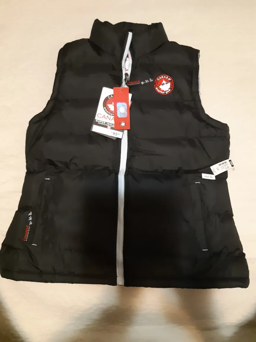 Canada Weather Gear Vest - Size L - New thumbnail