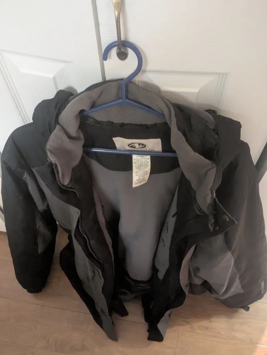 Athletic Works Black & Grey Jacket thumbnail