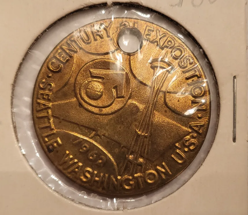 1962 Seattle World's Fair Commemorative Token thumbnail