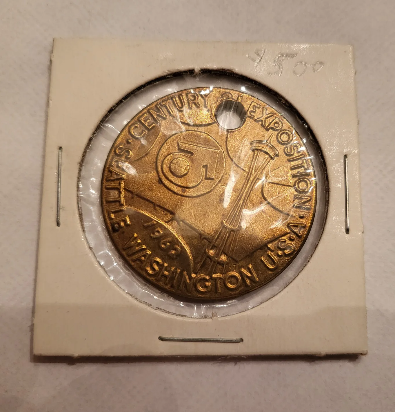 1962 Seattle World's Fair Commemorative Token image indicator(2)