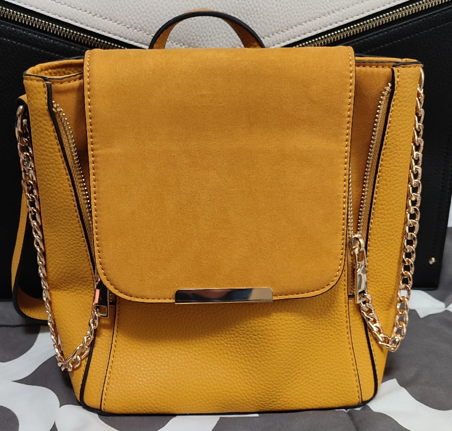 Call It Spring Mustard Yellow Crossbody Bag thumbnail
