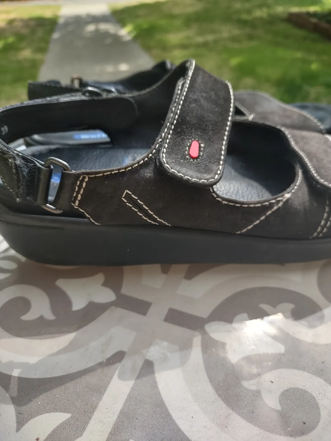 🥕Sandals Size 8 Black image indicator(2)