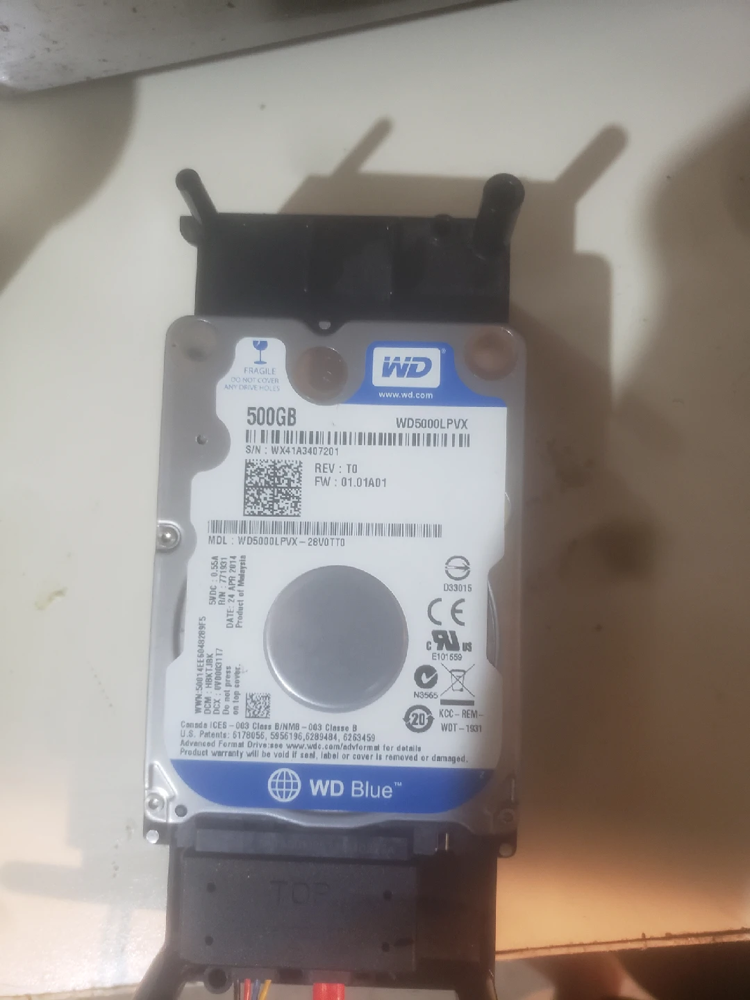 WD Blue 500GB Hard Drive - HDD Xbox one - photo 3