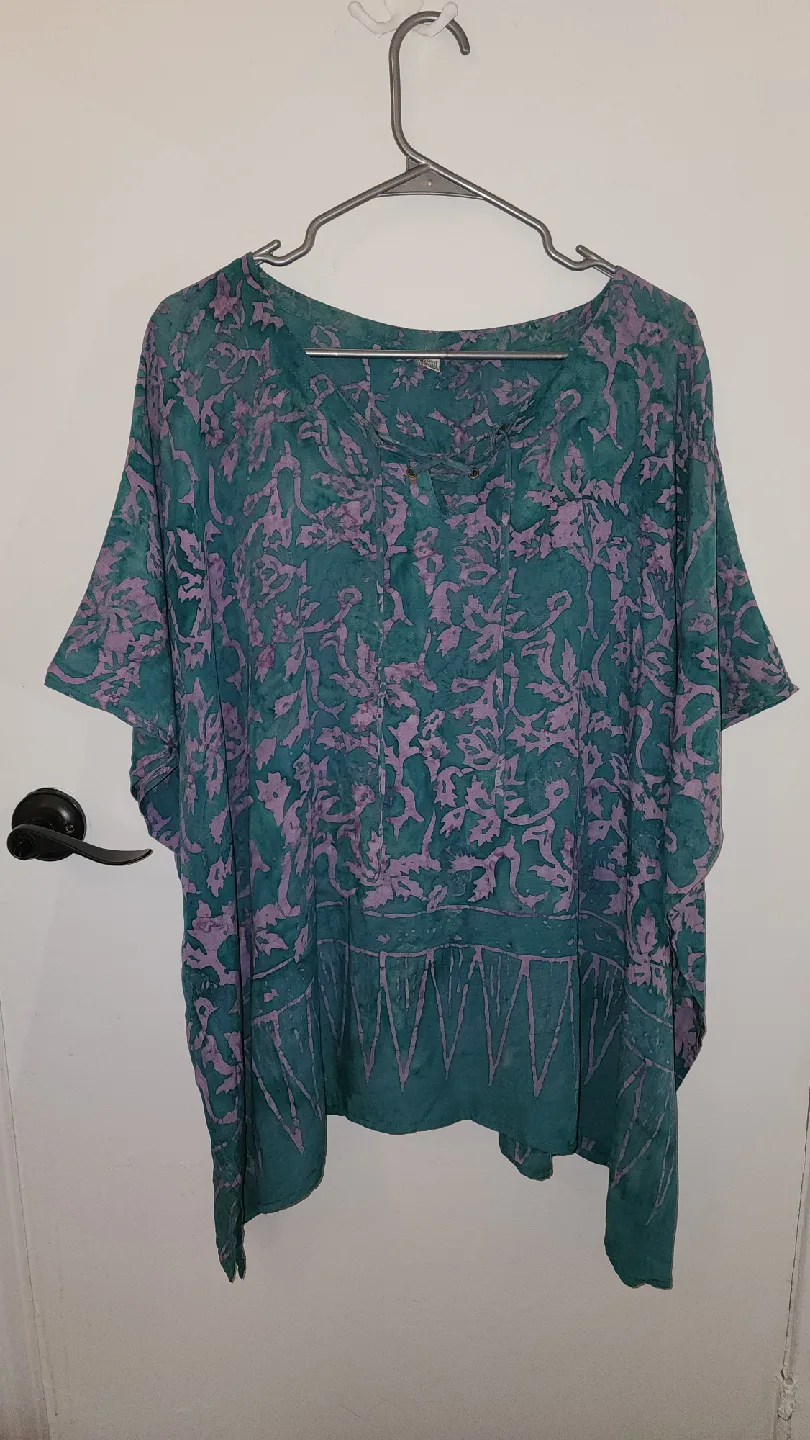 Handmade Tie Dye Cotton Blouse image indicator(2)