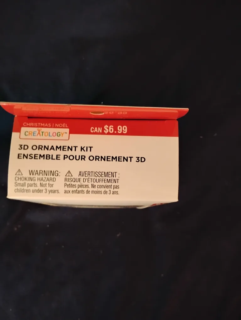 NIB!! 3D CHRISTMAS STOCKING ORNAMENT KIT image indicator(2)