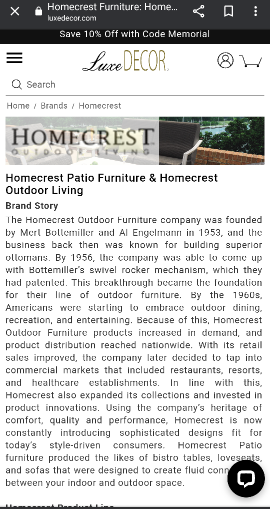 Homecrest Outdoor Patio Furniture Set 2 gliders. - photo 4