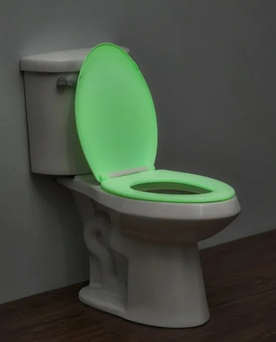 2 Elongated Evekare Green Night-Glow Toilet Seat image indicator(2)