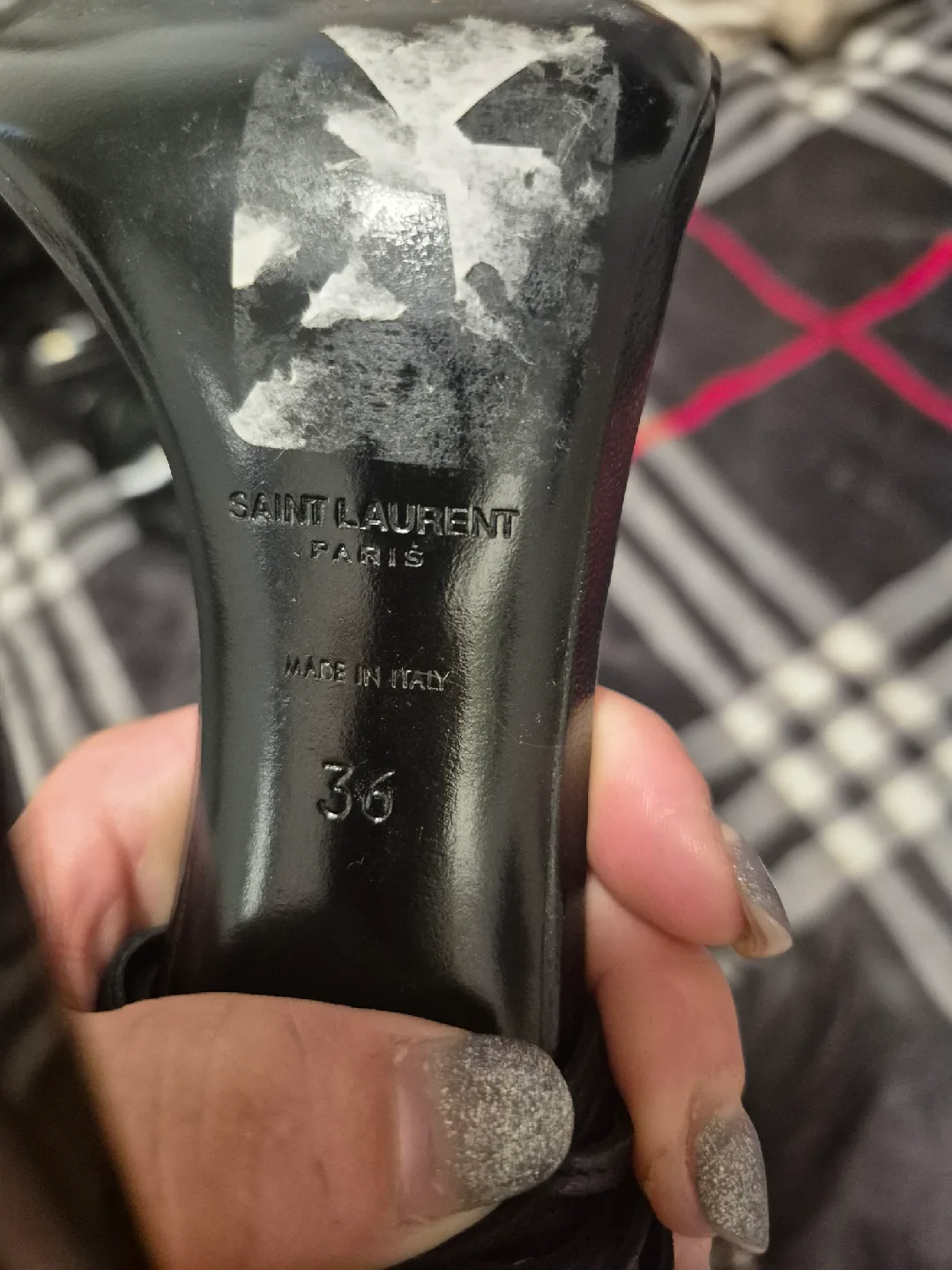 Saint Laurent Paris Feather Heels - Size 36 image indicator(5)