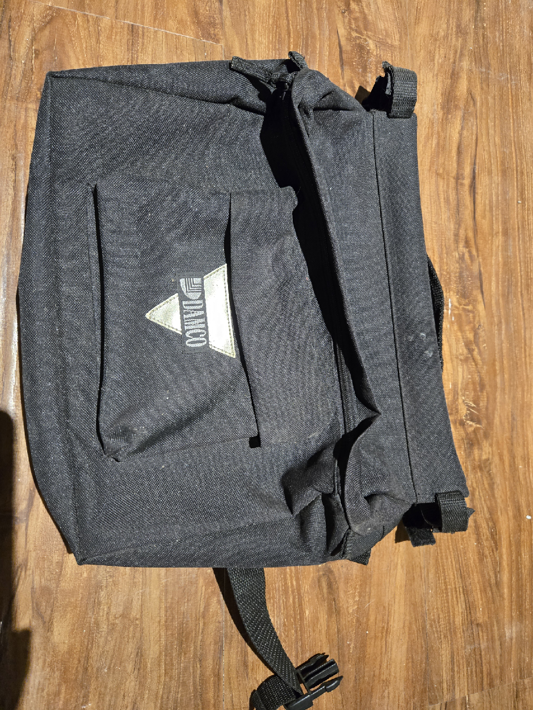 Damco Black Saddle Bag