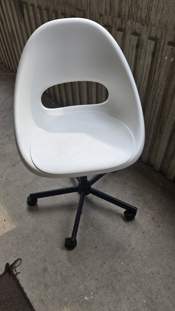 White Swivel ikea Desk Chair - photo 2