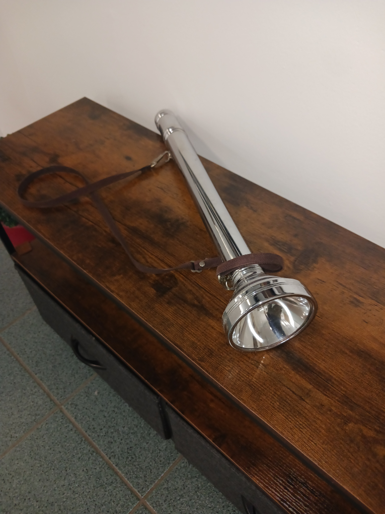Vintage Chrome Searchlight