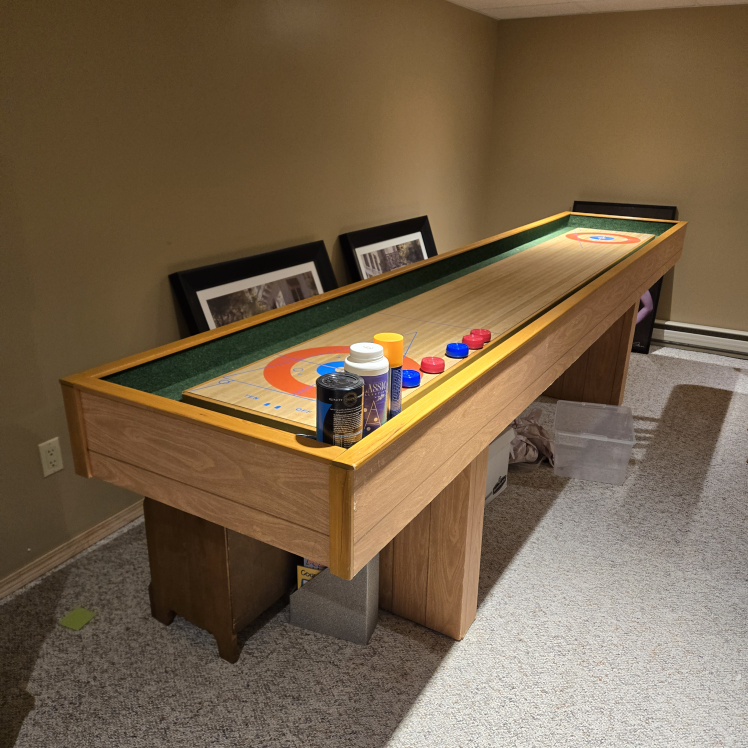 Bobwood Shuffleboard Table with Accessories