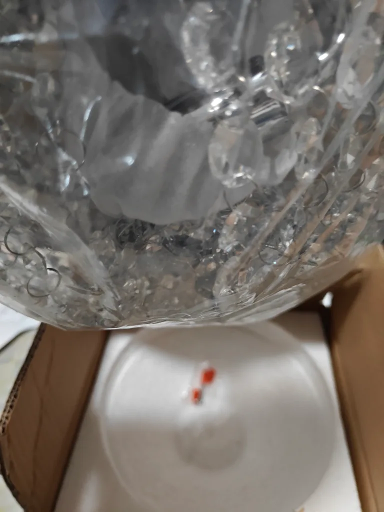 2 brand new SOTTAE Ceiling Light - Chrome, Crystal image indicator(2)