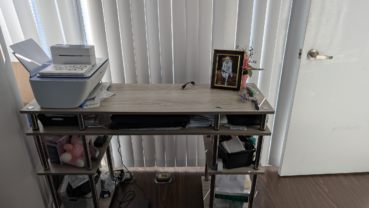 Double Bed and Desk