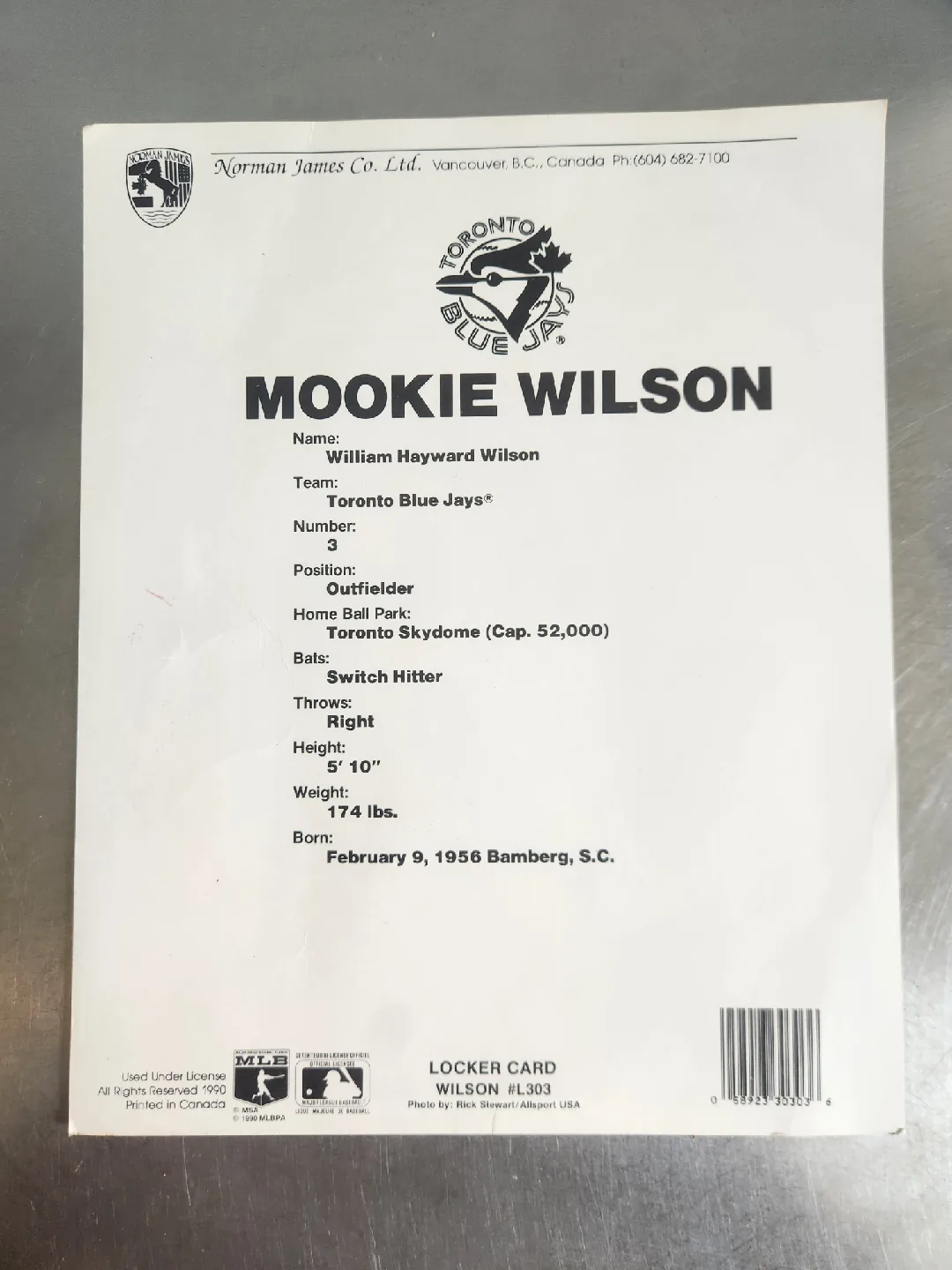 Mookie Wilson Autographed Picture image indicator(7)