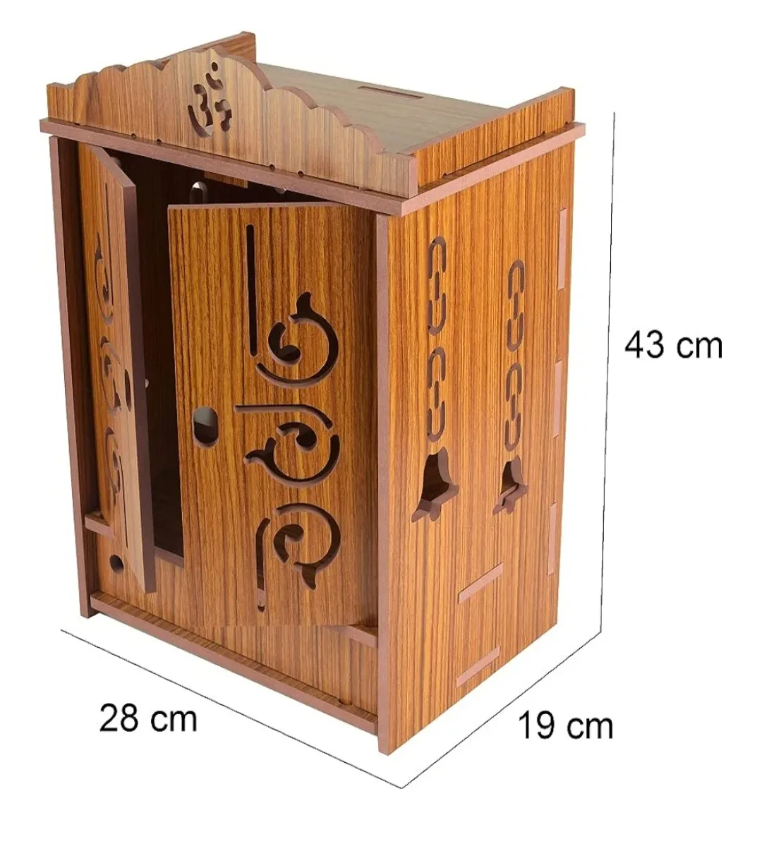 Wooden Pooja Mandir - Home Temple thumbnail