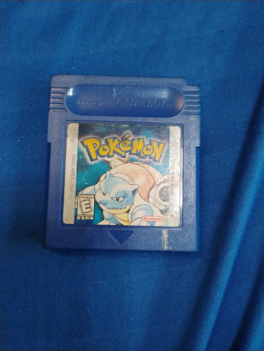 Pokemon Blue Version Game Boy Cartridge image indicator(2)