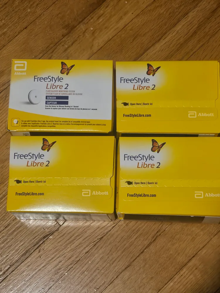 New freestyle Libre 2 Abbott diabetic glucose sensors thumbnail