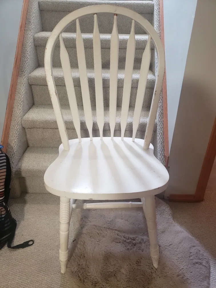 White Wooden Chair