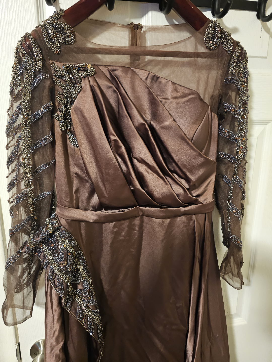 Rivastripe Brown Formal Dress