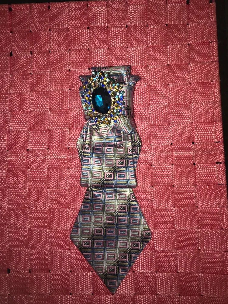 Necktie with Rhinestone Embellishment thumbnail