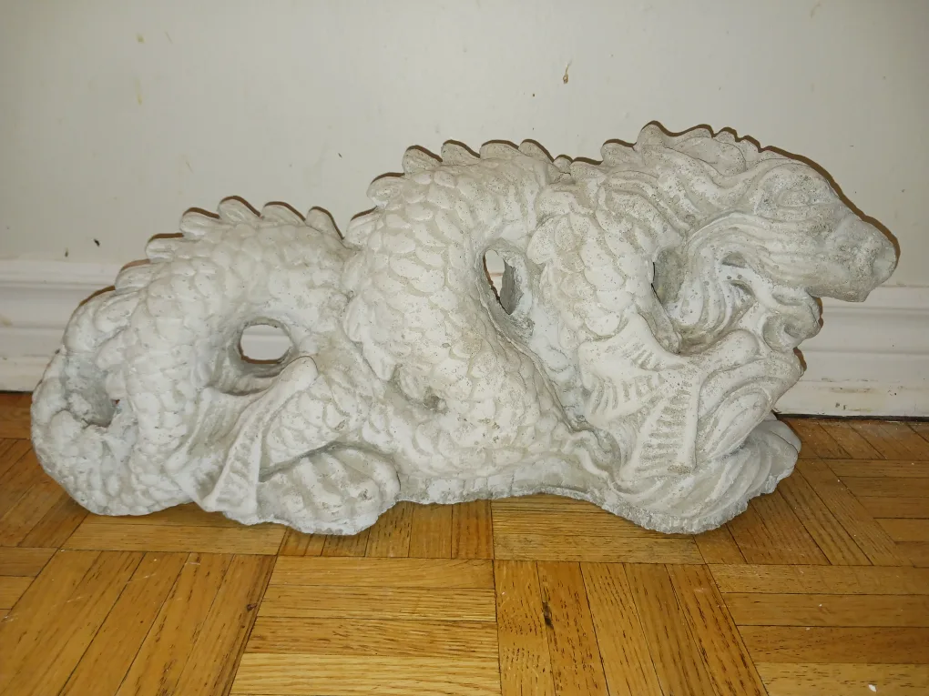 Concrete Dragon Garden Statue thumbnail