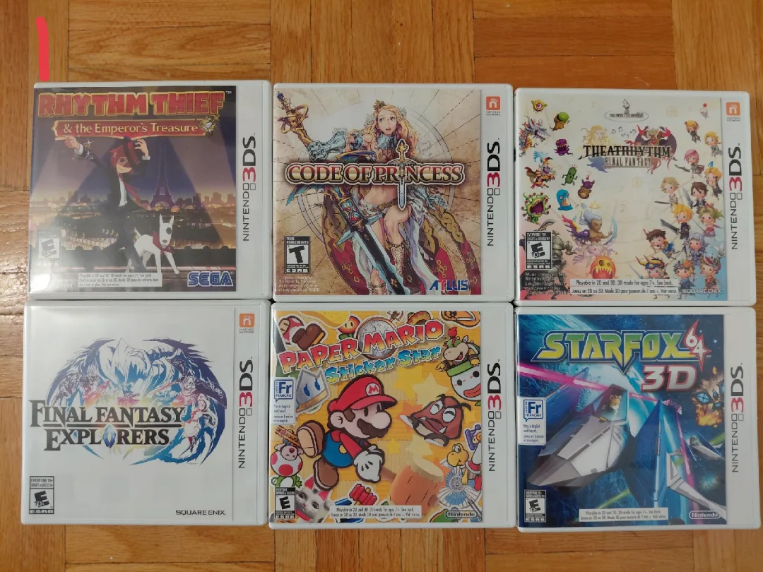 Nintendo 3DS and DS games, prices vary per game image indicator(3)