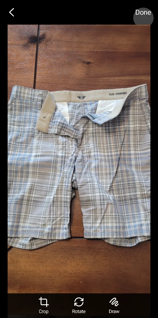 Dockers Flex Comfort Plaid Shorts image indicator(2)