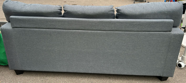 Grey 3-Seater Love Seat - photo 3