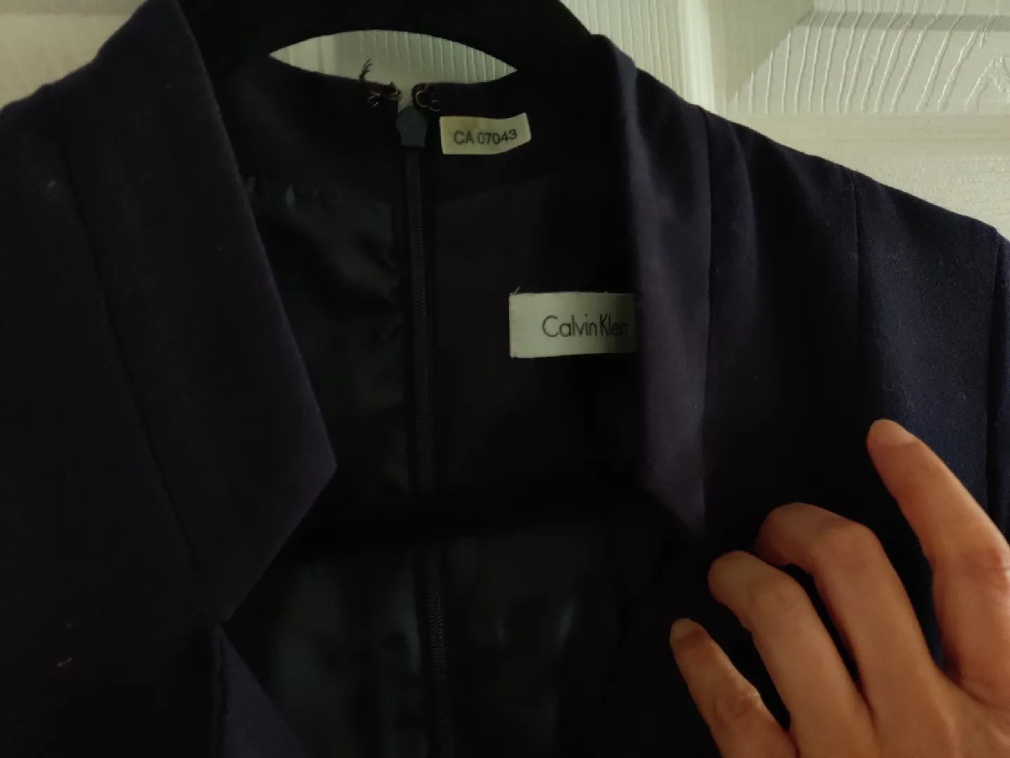 Calvin Klein Navy Blue Dress image indicator(2)