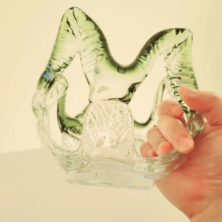 Glass Green Candle Holder image indicator(6)