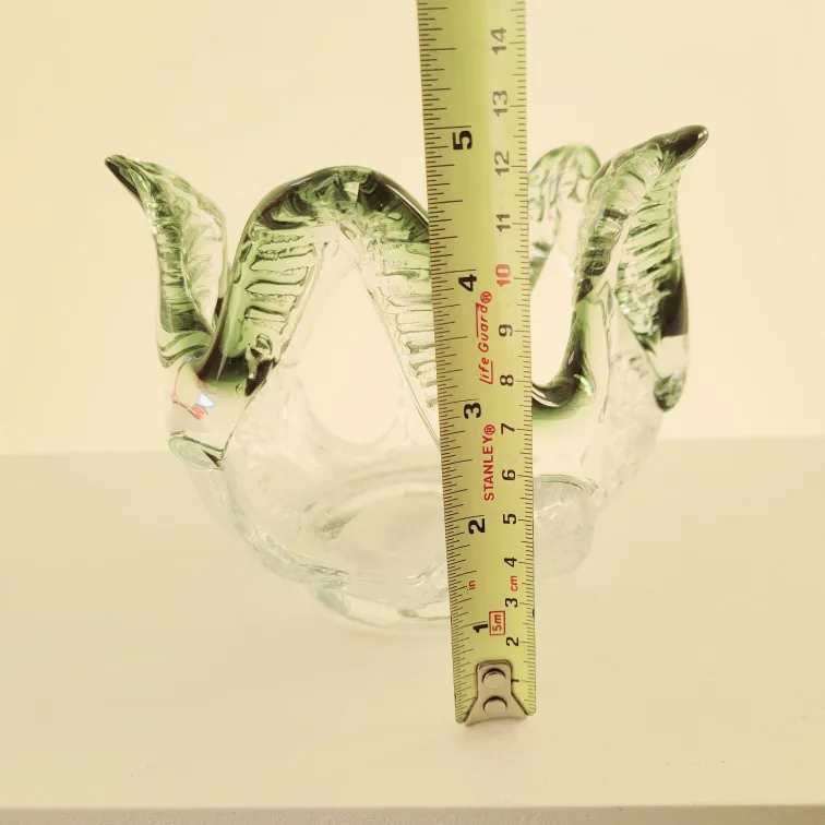 Glass Green Candle Holder image indicator(7)