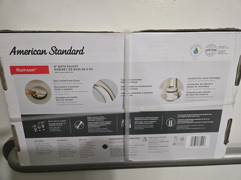 American Standard Rumson 8" Bath Faucet - New in Box!