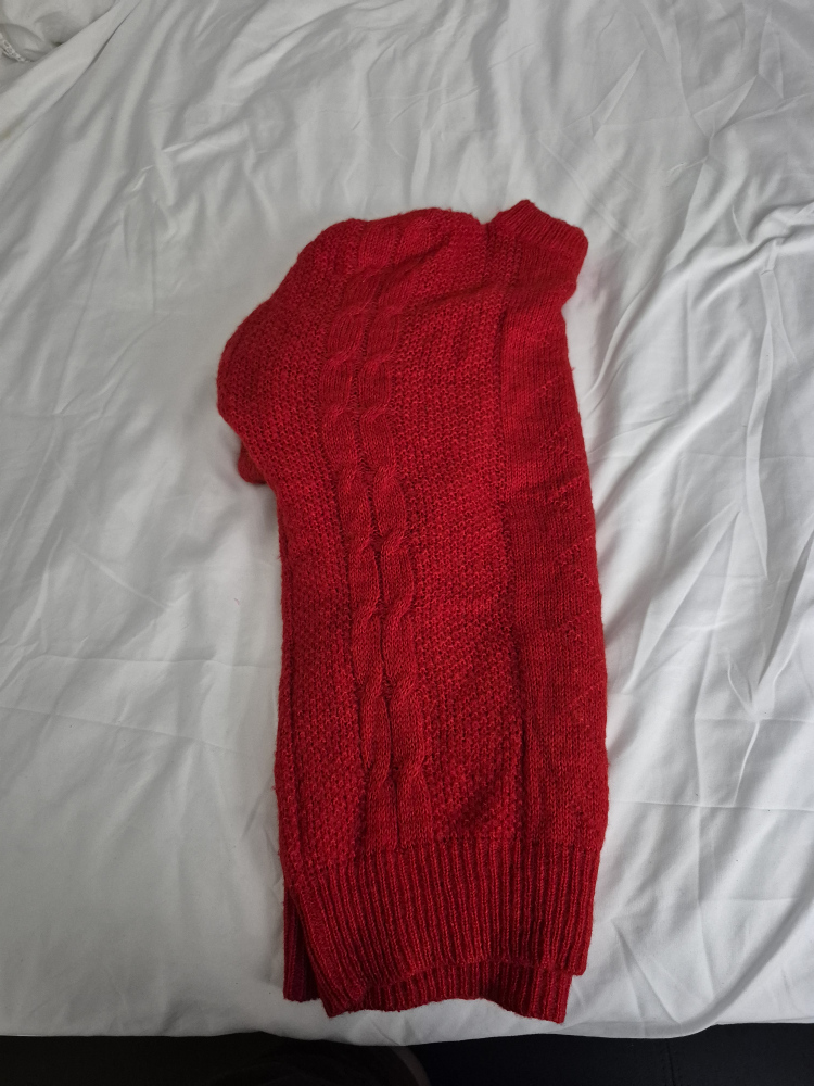 Red Knit Sweater🥕 - photo 3