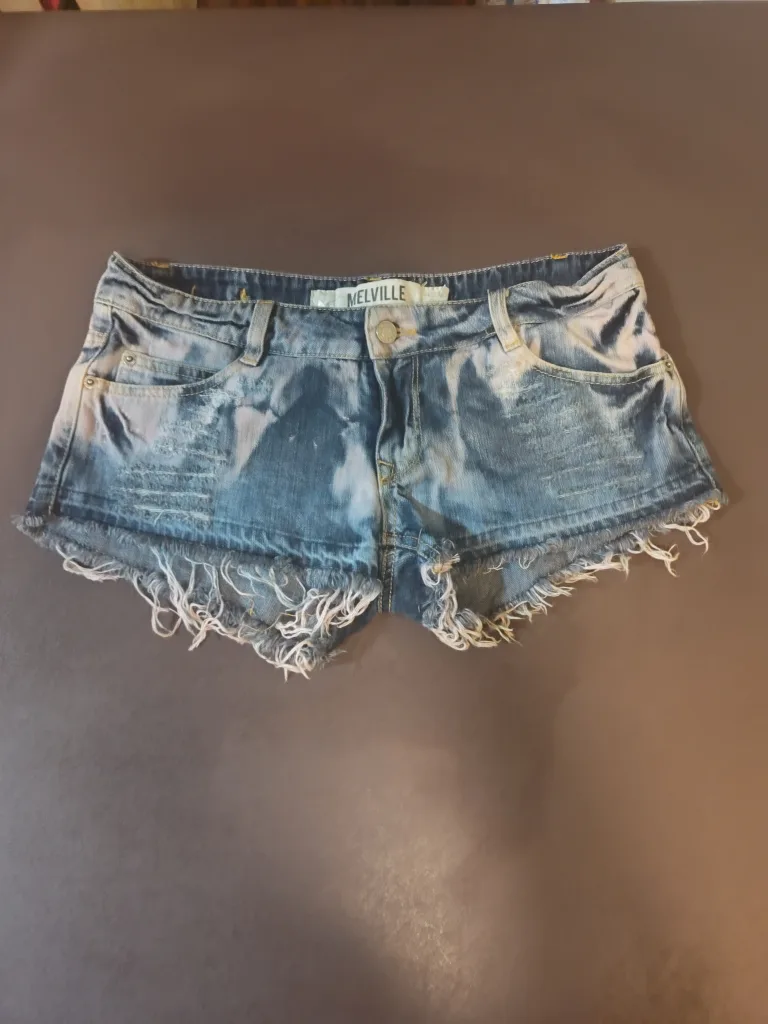 New Melville Denim Jean Shorts Size 42 thumbnail