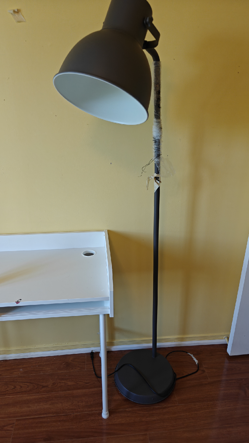 IKEA Hektar Floor Lamp - Dark Gray