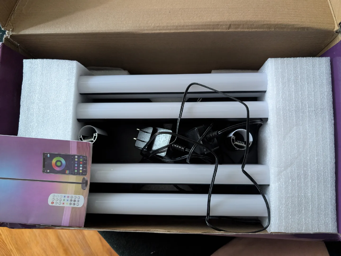 Adjustable Dynamic Colorful Lighting Floor Lamp - New in Box! 🥕 image indicator(4)