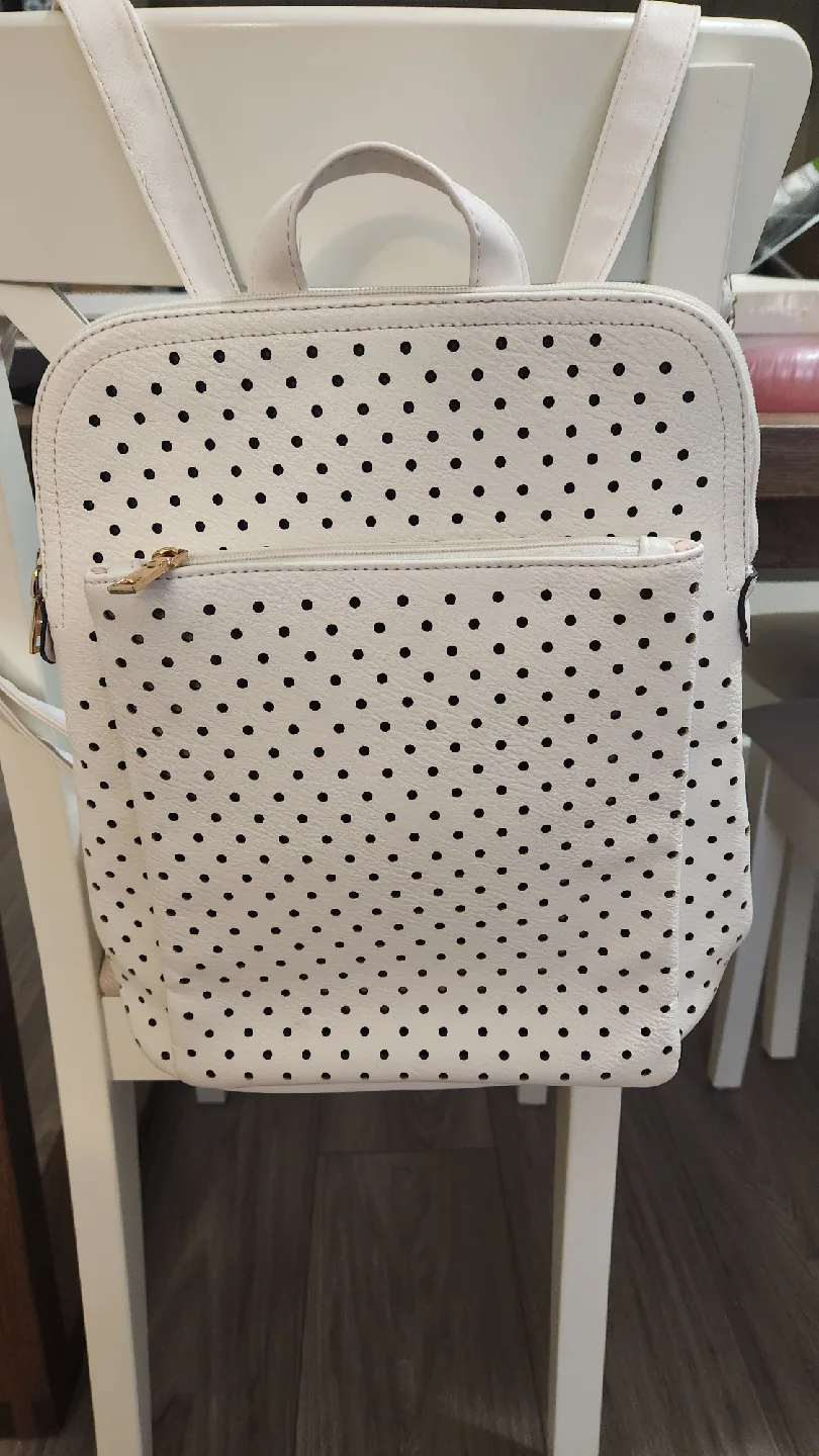 White Eyelet Backpack thumbnail