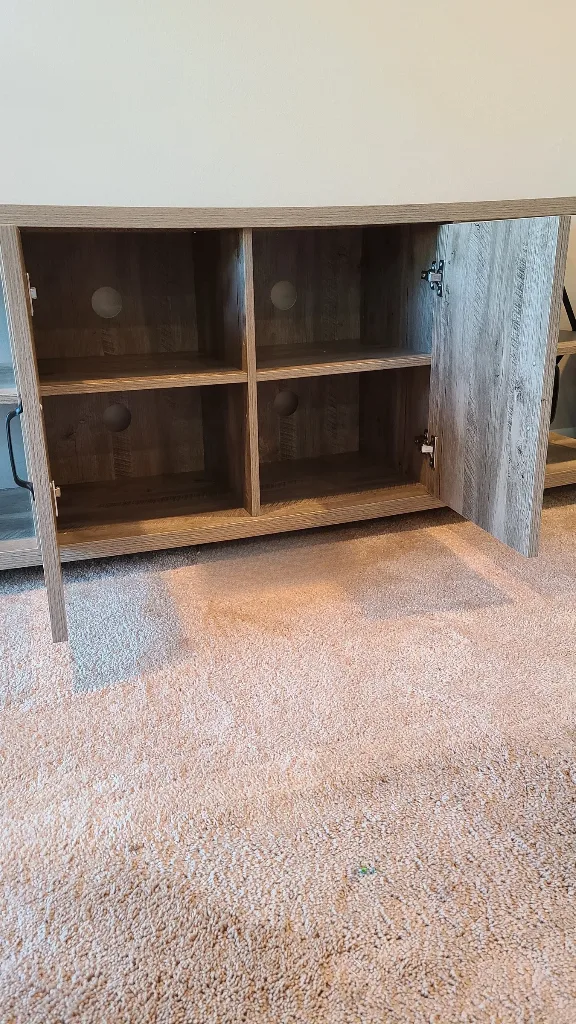 Rustic Wood TV Stand - 68 inches wide image indicator(2)