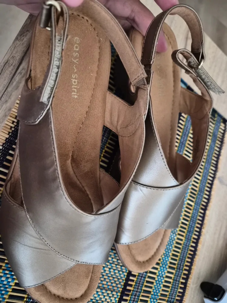 Easy Spirit Gold Sandals - Size 9.5M