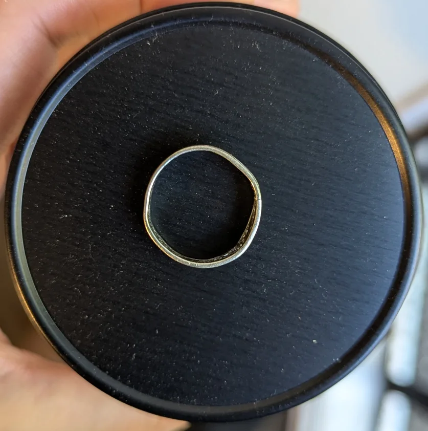 Thin Filigree Ring 925 Silver image indicator(3)