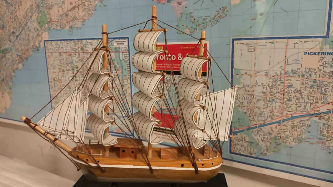 Wooden Sailboat Model thumbnail